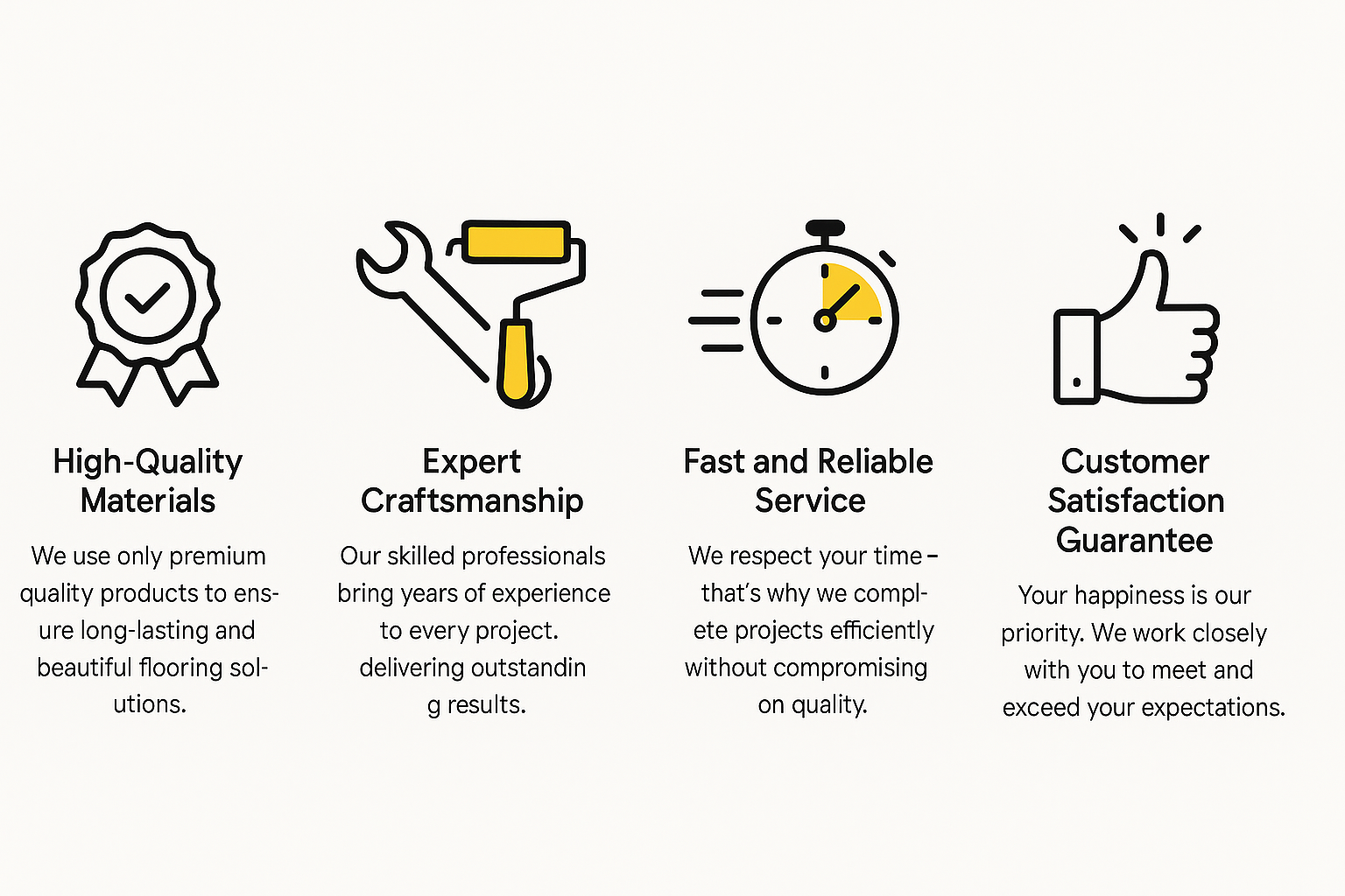 Company Benefits Illustrated in Icons Company Benefits Illustrated in Icons